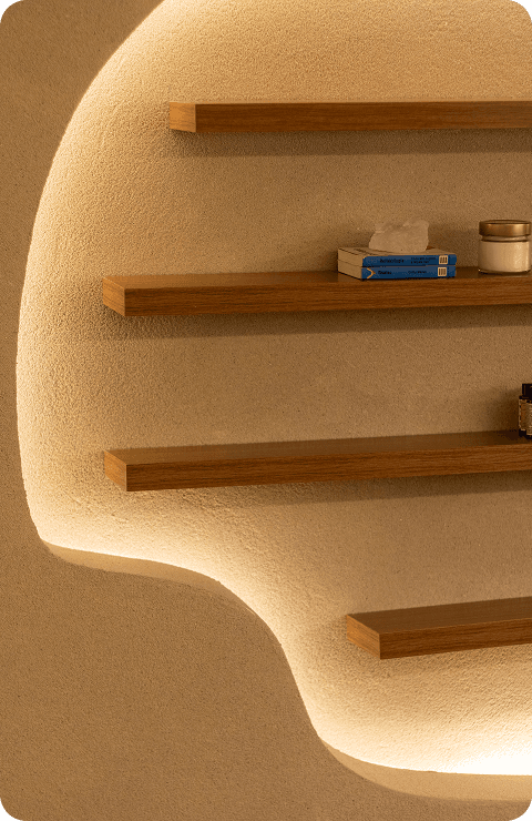 Corredor para as salas